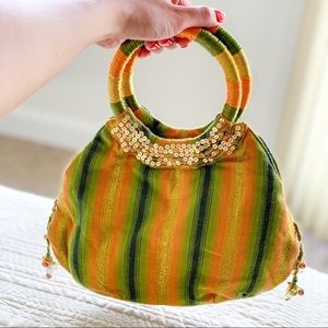 🌈✨Small linen cotton purse made in India 🇮🇳❗️